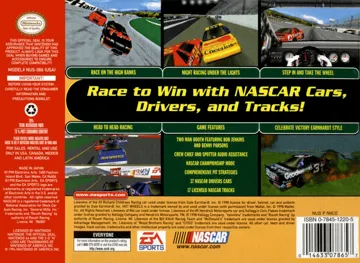 NASCAR 99 (USA) box cover back